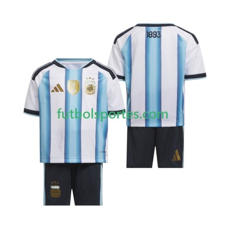 Camiseta Argentina Niño Primera Equipación Copa Mundo 2026